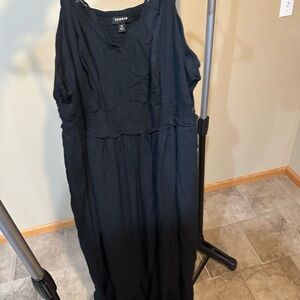 Torrid Black Sleeveless V-Neck Sundress